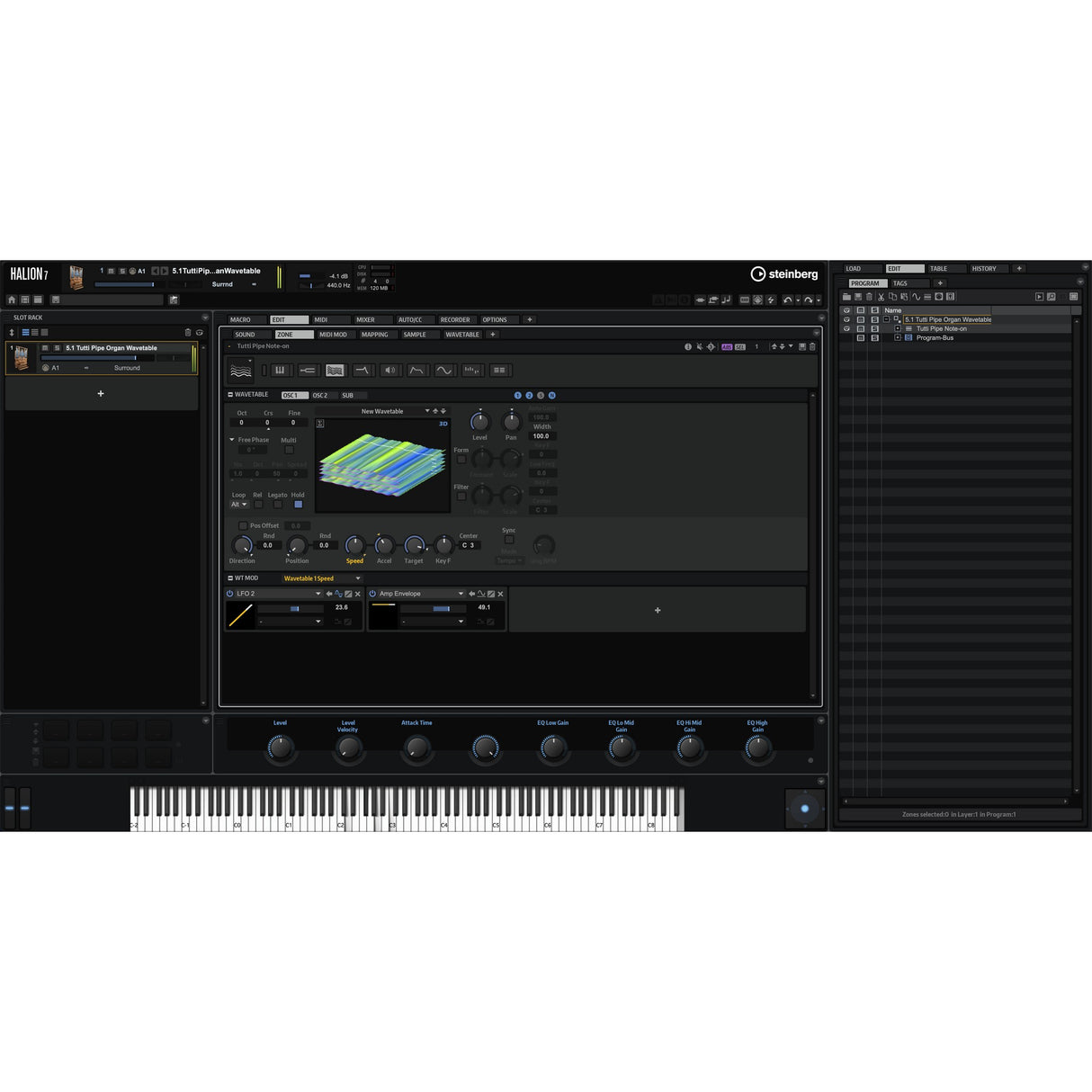 Steinberg HALion 7 Virtual Instrument Music Production Software, DAC Single-User Educational Edition, Download Only