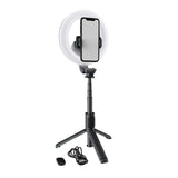 Mackie mRING-6 Inch Battery-Powered Ring Light with Convertible Selfie Stick/Stand and Remote