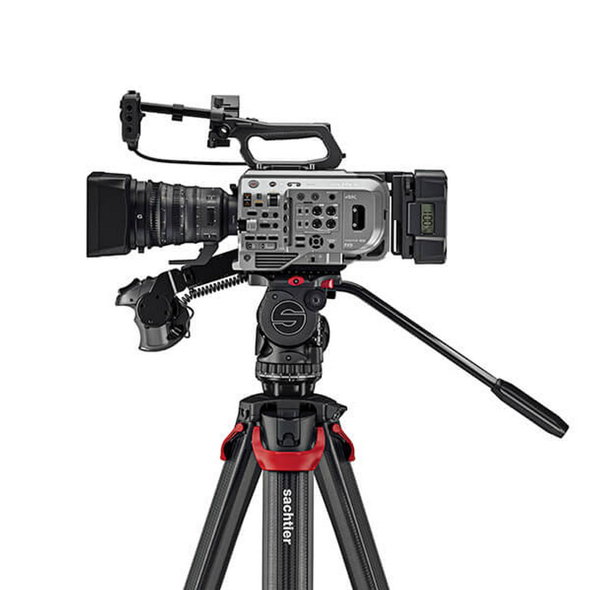 Sachtler S2068S-FTGS System aktiv8 flowtech75 GS Tripod with Spreader, Handle and Bag