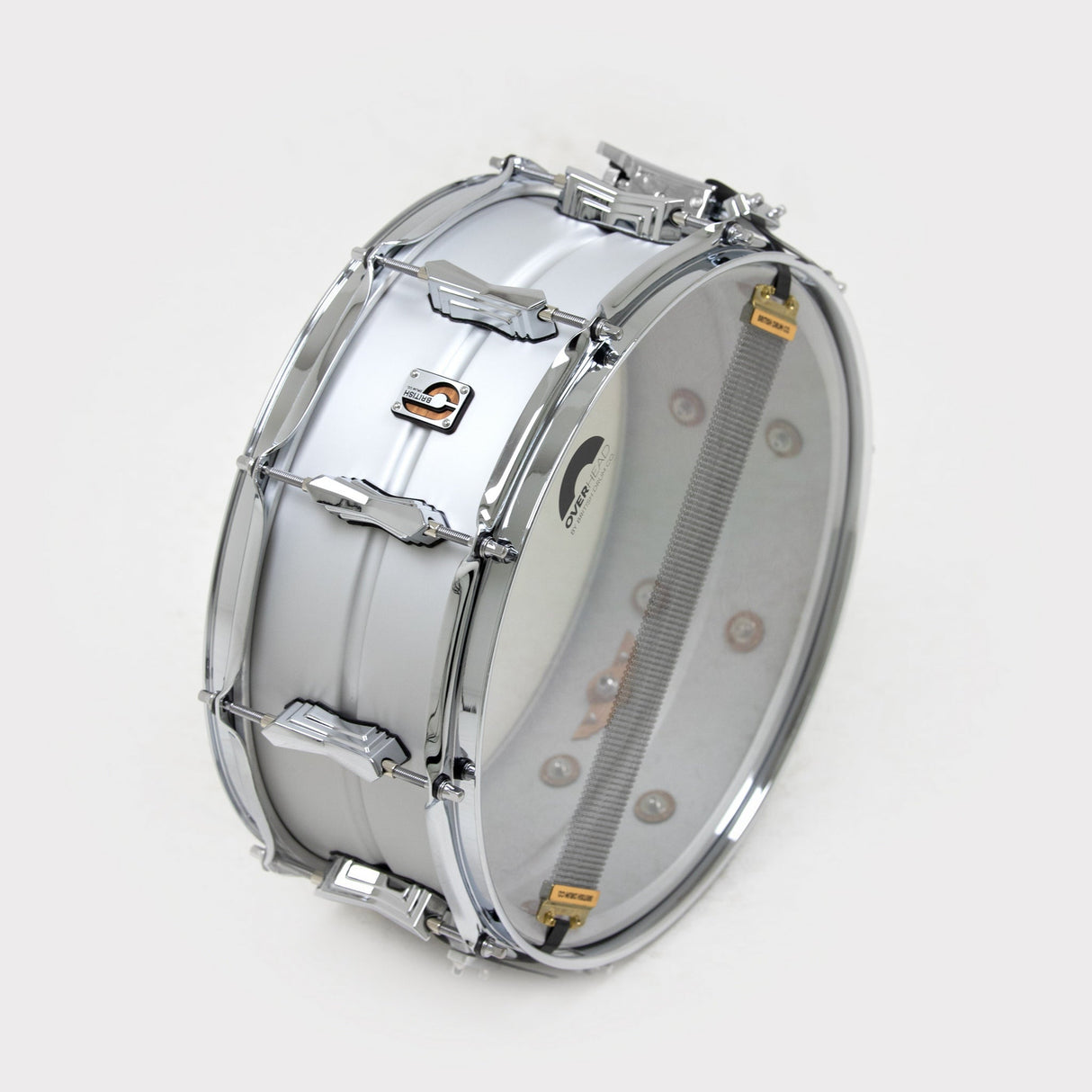British Drum Co AV-14-55-SN Aviator Series Aluminum Snare Drum