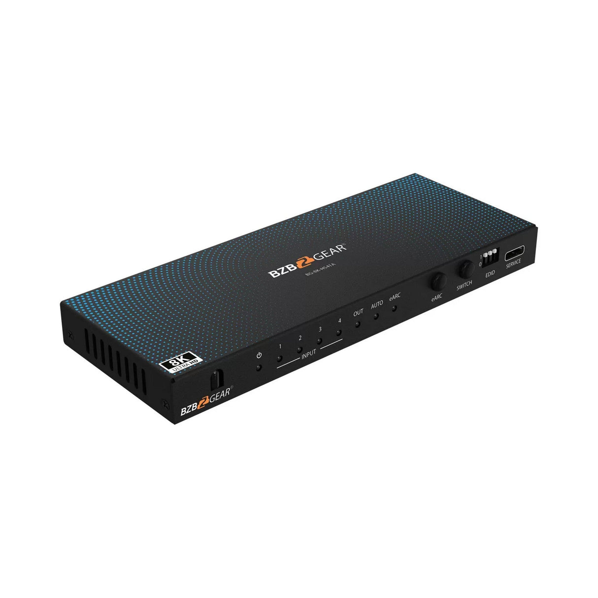 BZBGEAR 4x1 8K UHD HDMI 2.1 Switcher with Audio De-Embedder