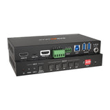 BZBGEAR 4K 2x1 18G 60Hz 4:4:4 Presentation 2-Port KVM Switcher with HDMI and USB-C Inputs