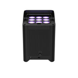 Chauvet DJ Freedom Flex H9 IP X6 Battery Operated Hex-Color RGBAW+UV LED PAR Kit