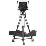 Ikan PT419W-TK-TRIPOD 19-Inch Widescreen Teleprompter, Tripod, Dolly Turnkey, and Travel Kit