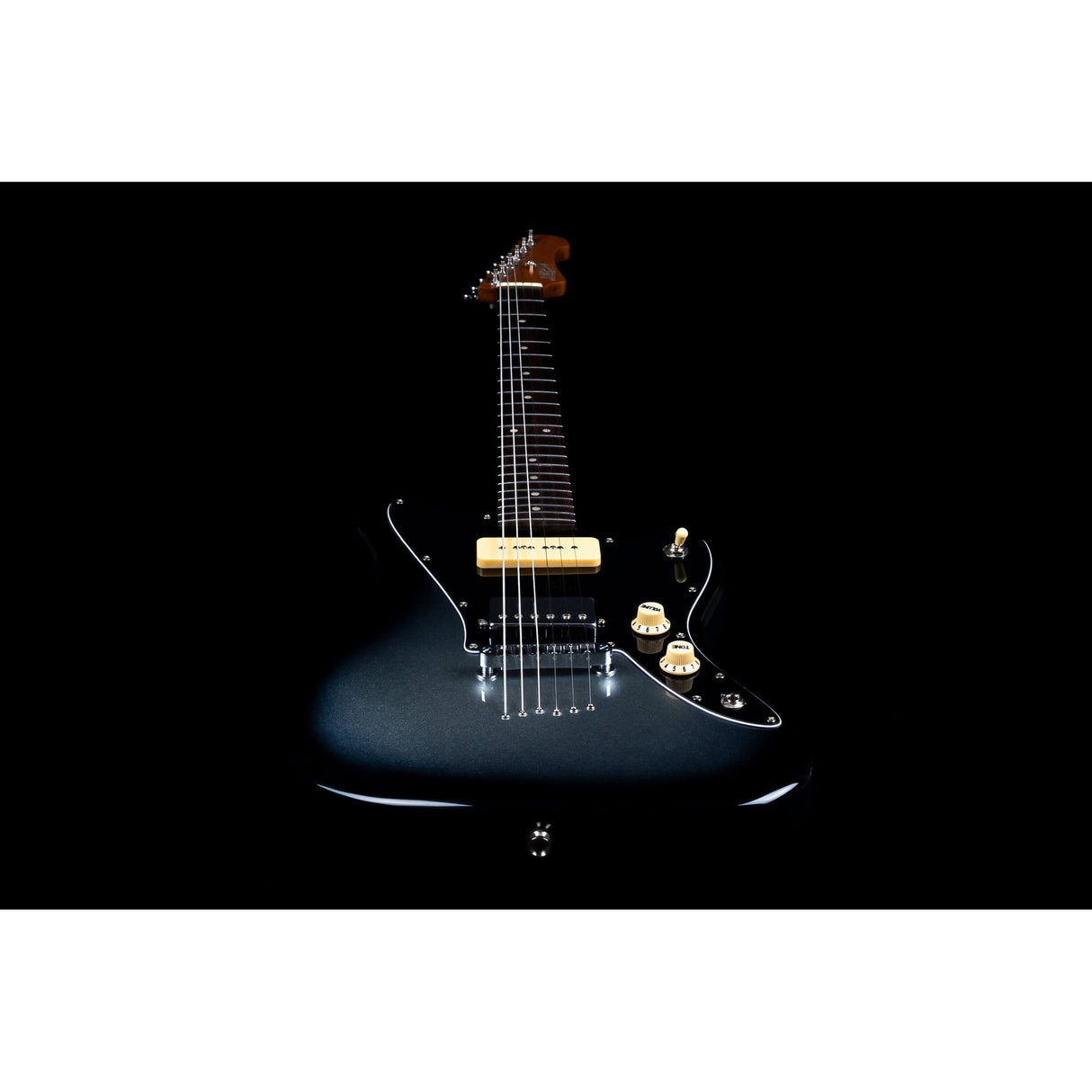 Jet Guitars JJ-350 Baritone Moonburst Electric Guitar