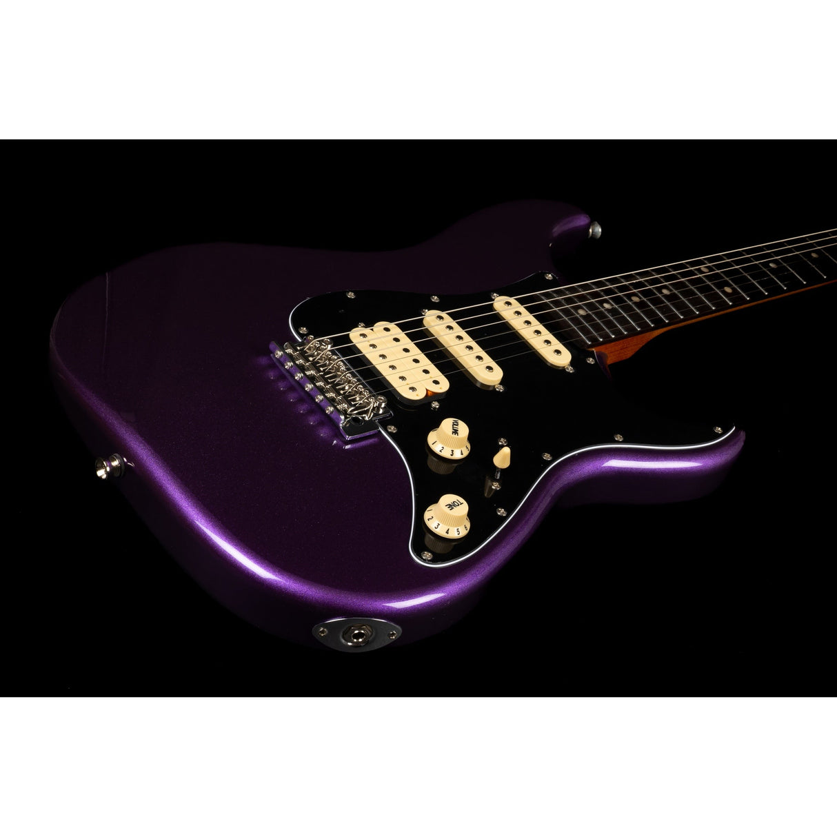 Jet Guitars JS-400 PLM R Electric Guitar, Plum Finish