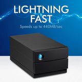 LaCie big 2-Bay USB 3.1 Type-C RAID Array, 48TB