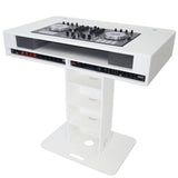 ProX XZF-DJCT W 2U CASE Control Tower DJ Podium for Pioneer DJ DDJ-REV7, XDJ-XZ, DDJ-1000, RANE One