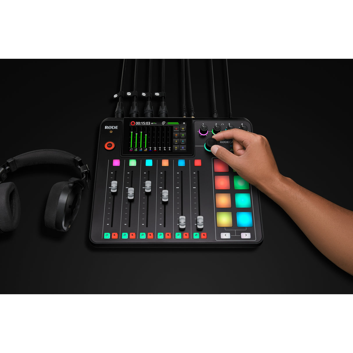 RODE RODECaster Pro II Integrated Audio Production for Podcast Studio