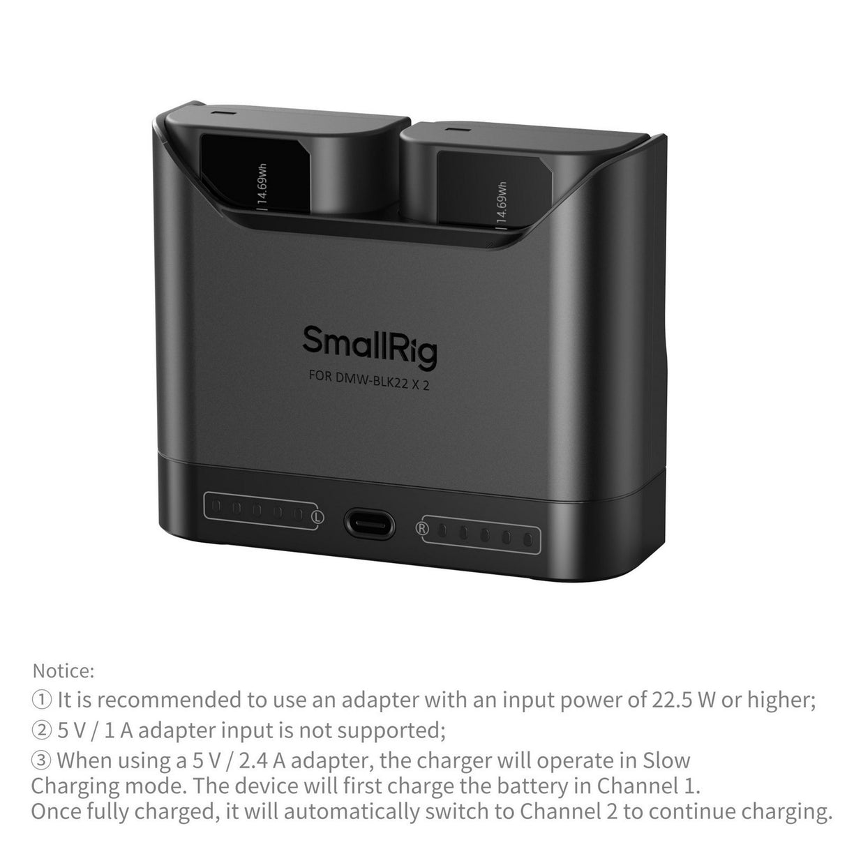 SmallRig Camera Battery Charger Series for Select Batteries