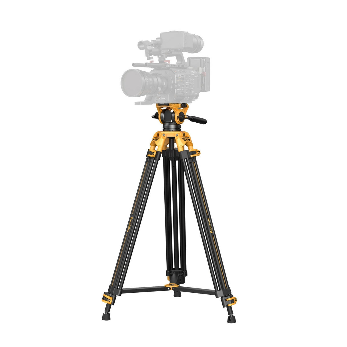 SmallRig 5523 Heavy-Duty Fluid Head Tripod AD-01, BumbleBee Edition