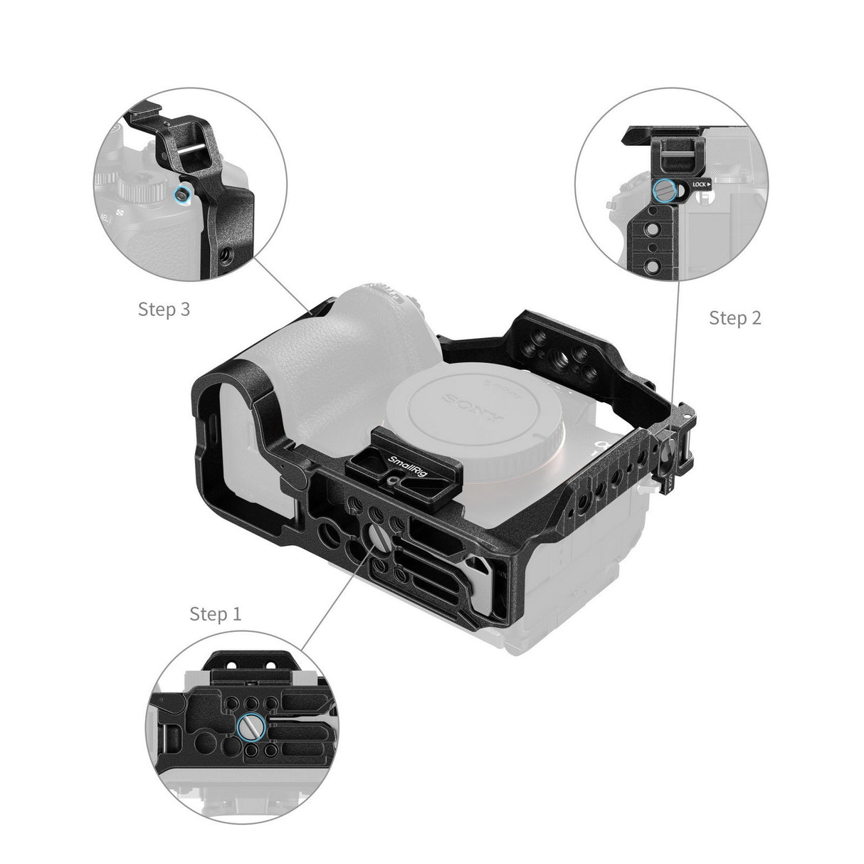 SmallRig 5642 Cage for Sony Alpha 1 II and Alpha 9 III Camera Protection System
