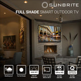 SunBrite Veranda Series 3 Full-Shade 4K HDR UHD Outdoor Smart Android TV Black