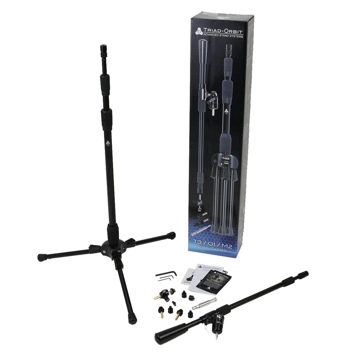 Triad-Orbit T3/O1-L/M2 Tall Tripod Stand System