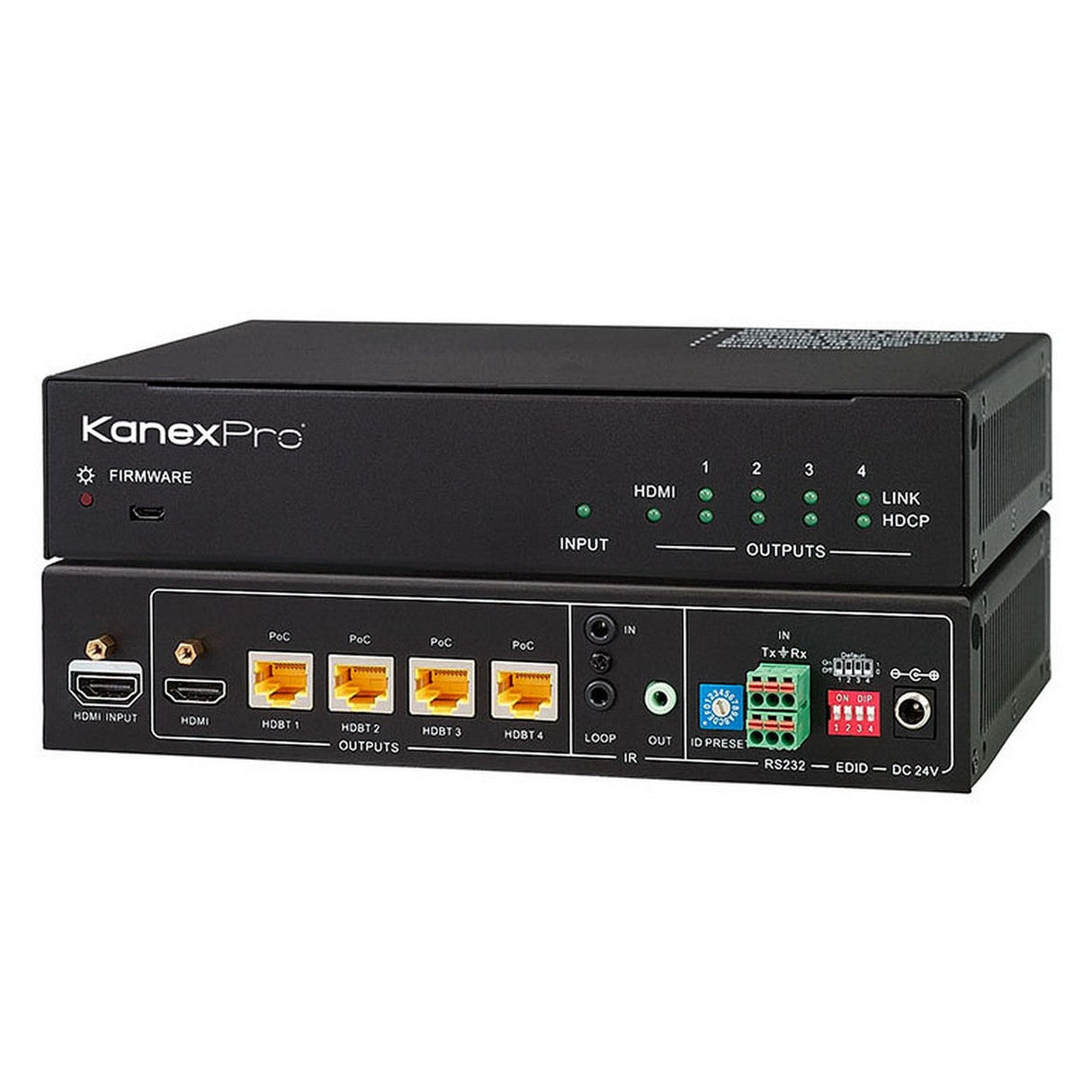 KanexPro SP-HDBT1X4 HDBaseT 1x4 Distribution Amplifier