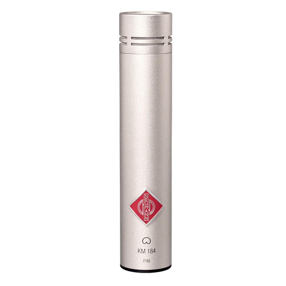 Neumann SKM 184 NI Stereo Set includes Two Each: KM184 SG21BK WNS100 in One Woodbox Nickel