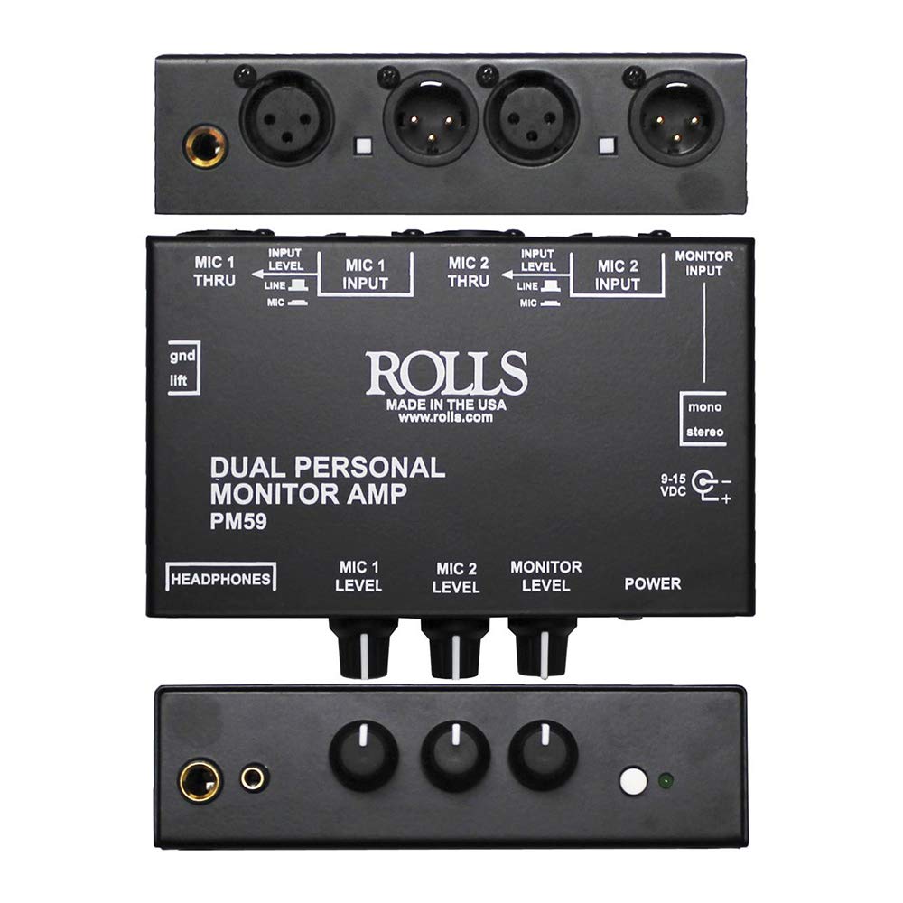 Rolls PM59 Dual Personal Monitor Amplifier