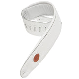 Levy’s Signature Wide Padded Garment Bass Guitar Strap White - accessories
