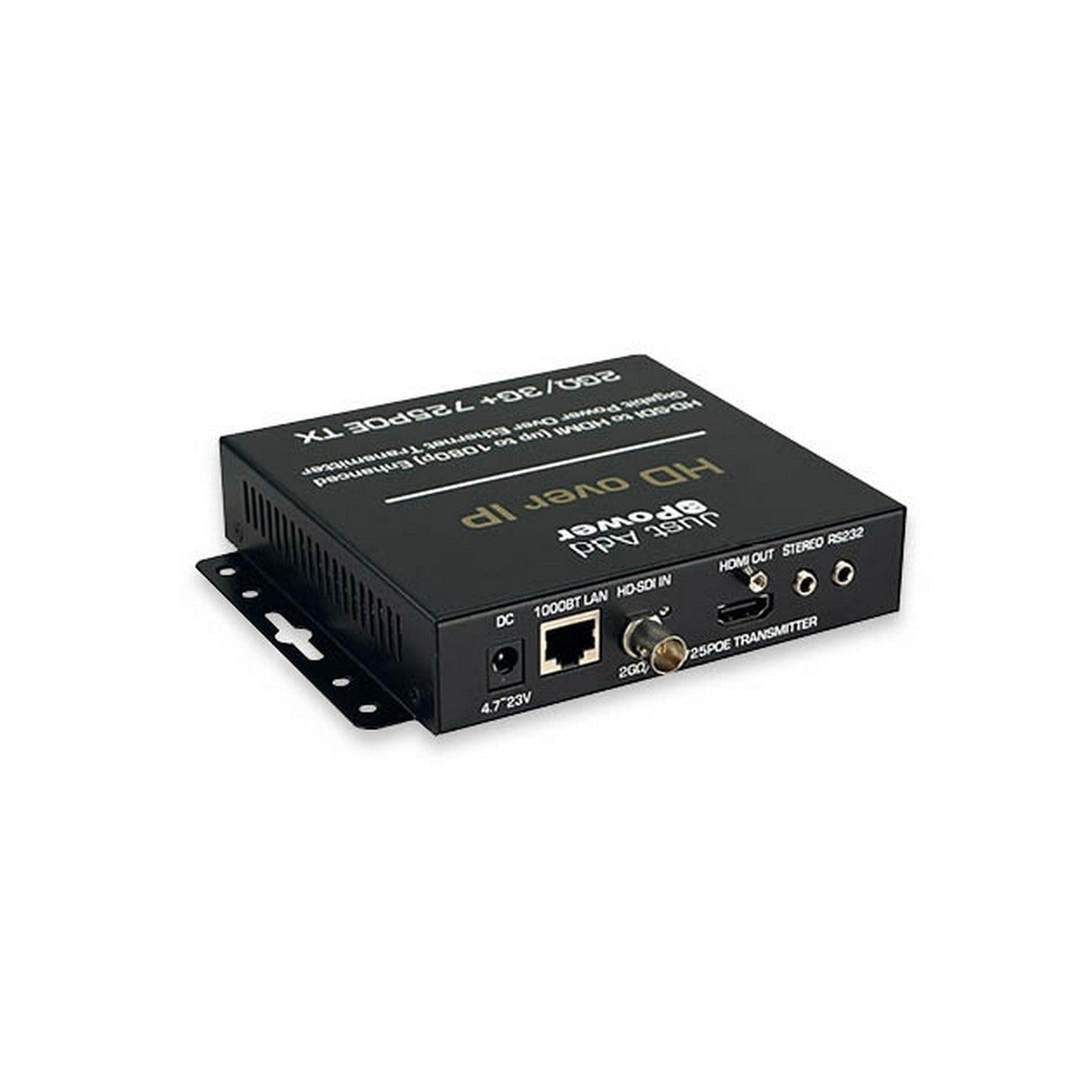 Just Add Power 2G/3G+ OMEGA 725POE HD over IP Enhanced Gigabit Transmitter, HD-SDI/HDMI