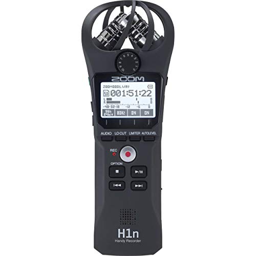 Zoom H1n Portable 24 Bit Stereo X/Y Microphone Digital Handy Recorder