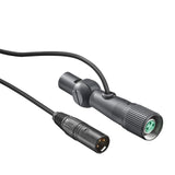 Neumann IC 4 mt 10m Microphone Cable with 3-Pin XLR Connectors and SGCD 3 Rotatable Swivel Mount Black