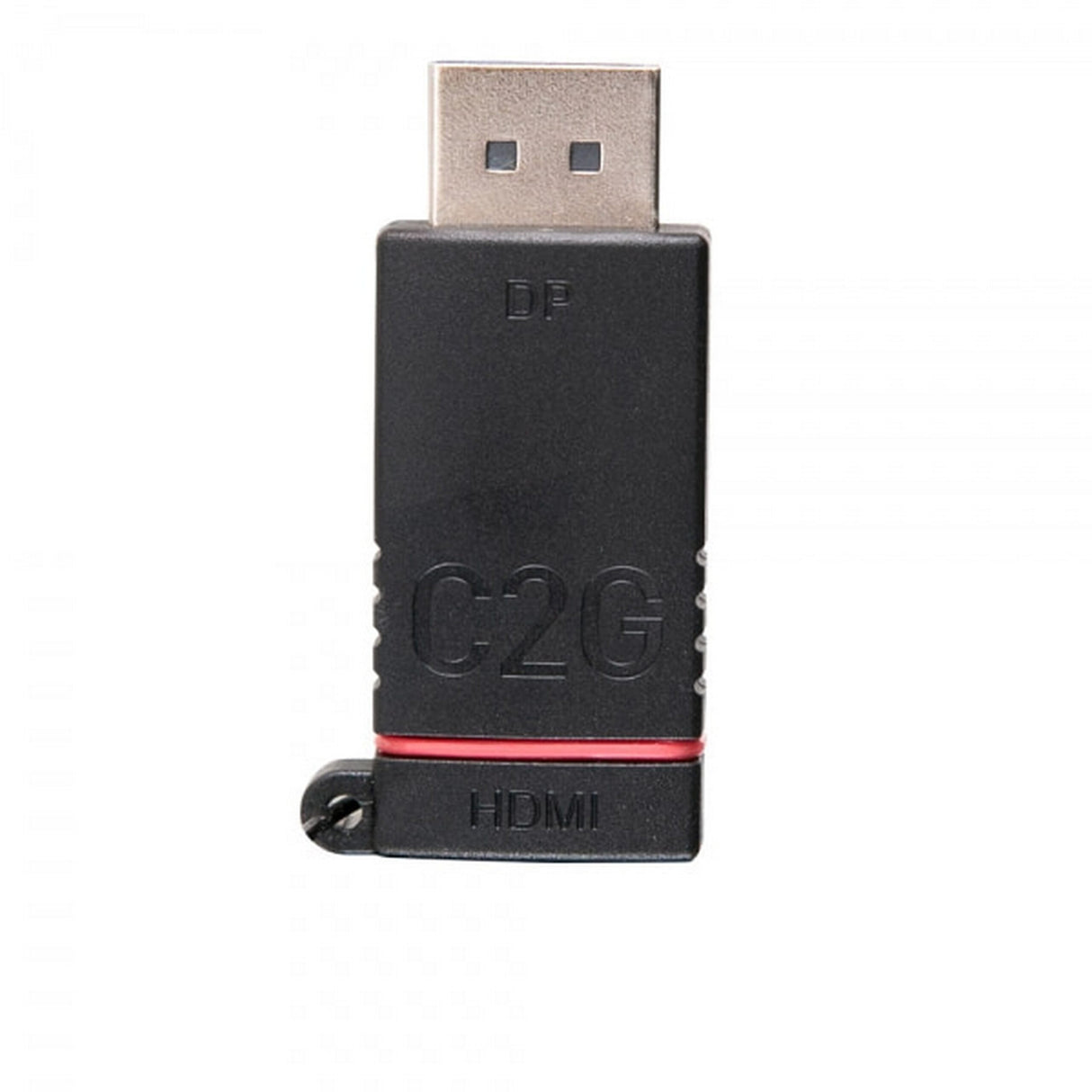 C2G 29880 Retractable Table Box Mount 4K HDMI Adapter Ring with Color Coded Mini DisplayPort DisplayPort and USB-C