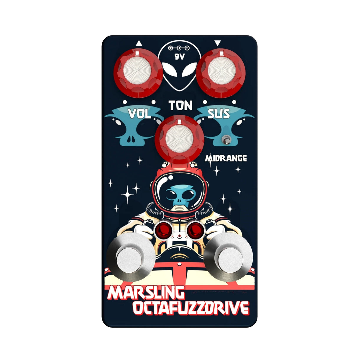 Interstellar Audio Machines Marsling Octafuzzdrive Fuzz Effect Pedal