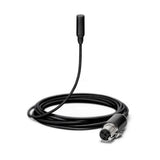 Shure TL48B/O TwinPlex Omnidirectional Subminiature Lavalier Microphone, Black, with TA4F Connector and Accessories