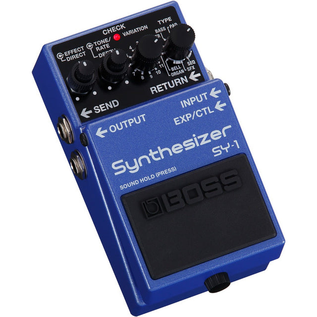 BOSS - BOSS SY-1 Synthesizer Pedal - 121 Polyphonic Synth Sounds - SY-1