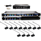 VocoPro USB-Conference-12 Wireless 12-Person Microphone/USB Interface Conferencing System 902-927.2 MHz
