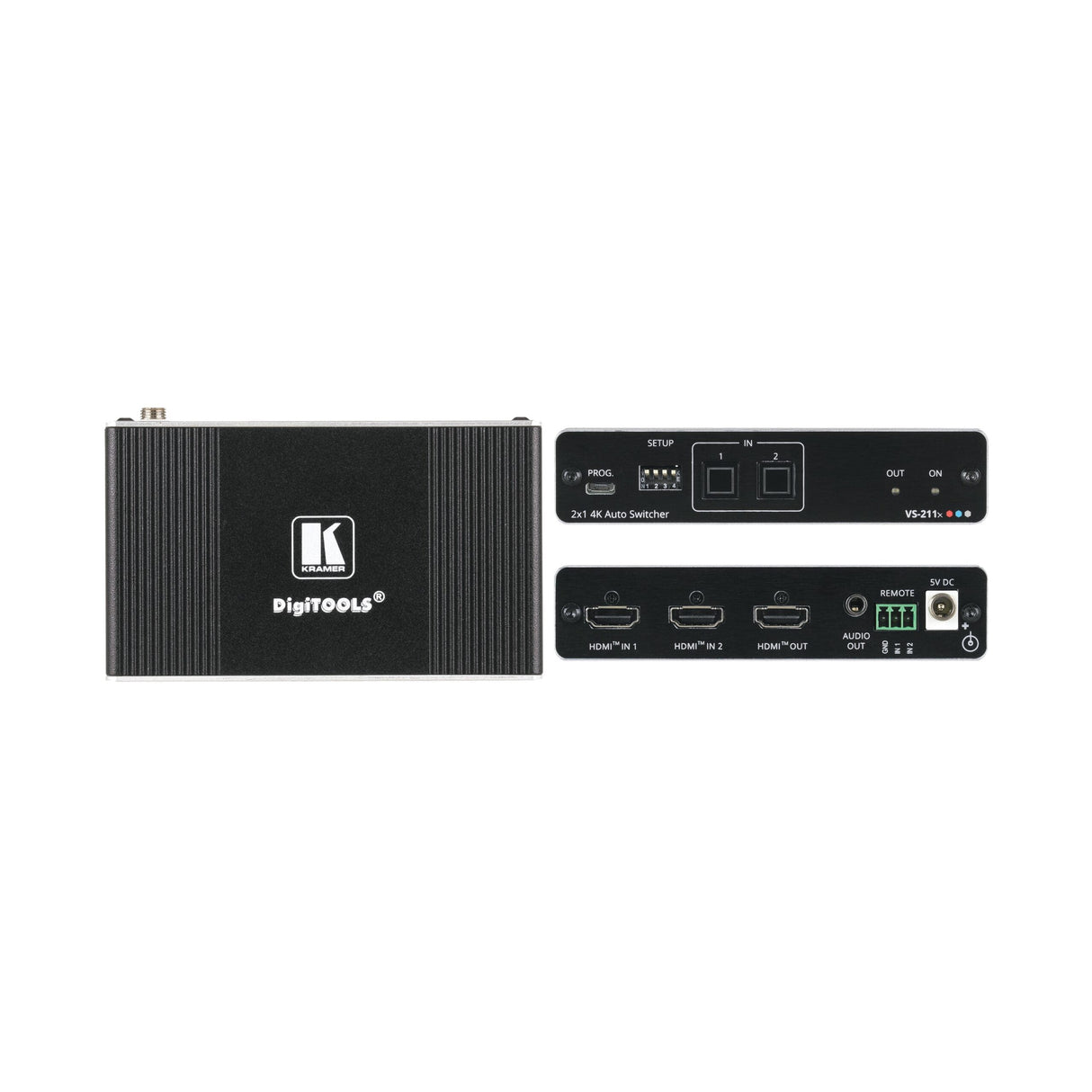 Kramer VS-211X 2 x 1 4K HDR HDMI Auto Switcher