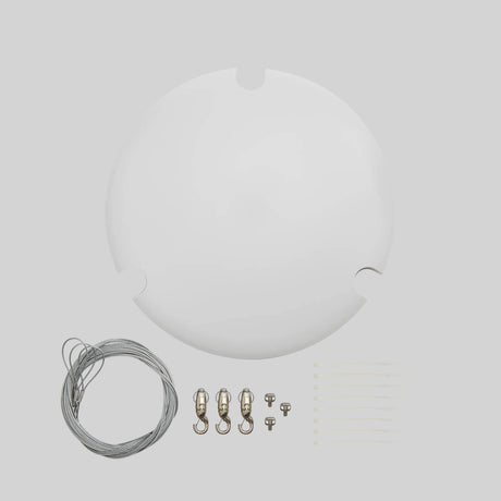 Shure MXA901W-R-GM-V White Ceiling Array Microphone with Suspension Kit