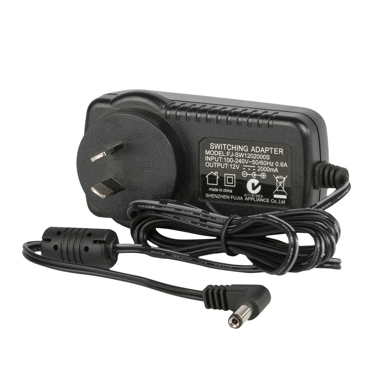 Ikan AC-12V-2A-TypeI 12 Volt 2 Amp AC/DC Adapter for AU