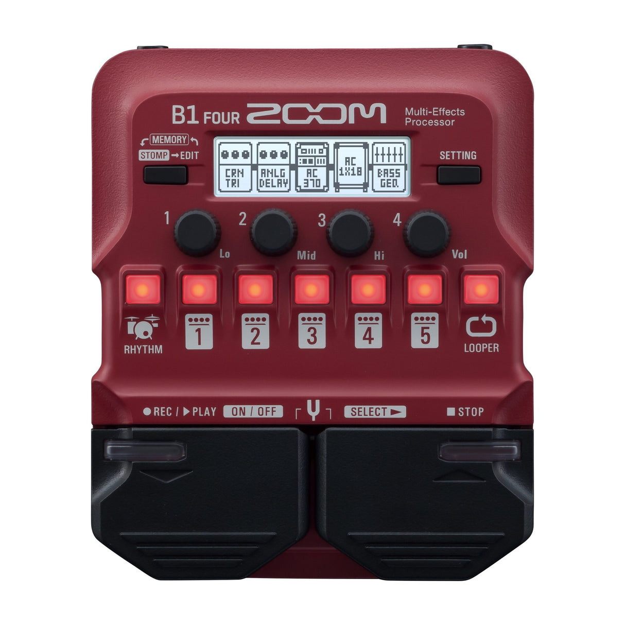 Zoom B1 FOUR Bass Multi-Effects Processor