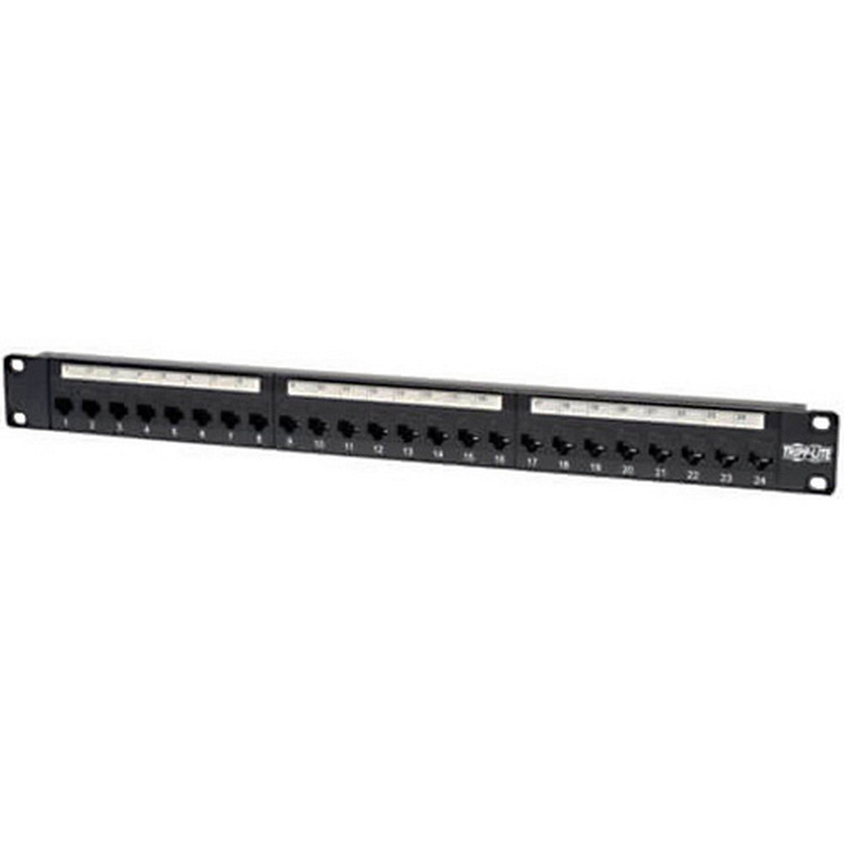 Tripp-Lite N254-024 24-Port Cat6 Wall-Mount Feed-through Patch Panel