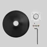 Shure MXA901B-R-PM-1.5-V Black Ceiling Array Mic 1.5 in Pole Mount Kit