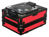 Odyssey Black Red Large Format Media Player Case