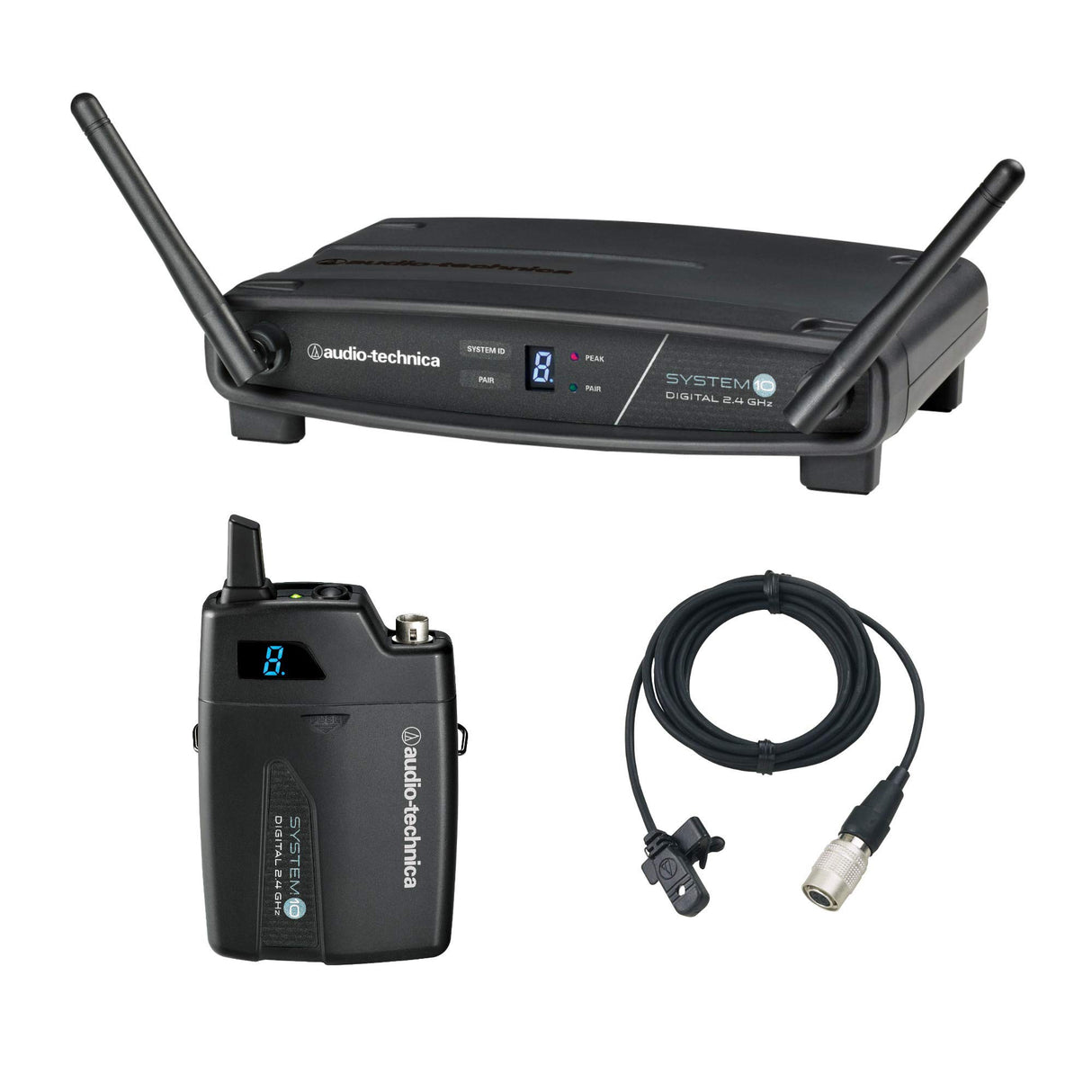 Audio-Technica ATW-1101/L System 10 Wireless Lavalier Microphone System