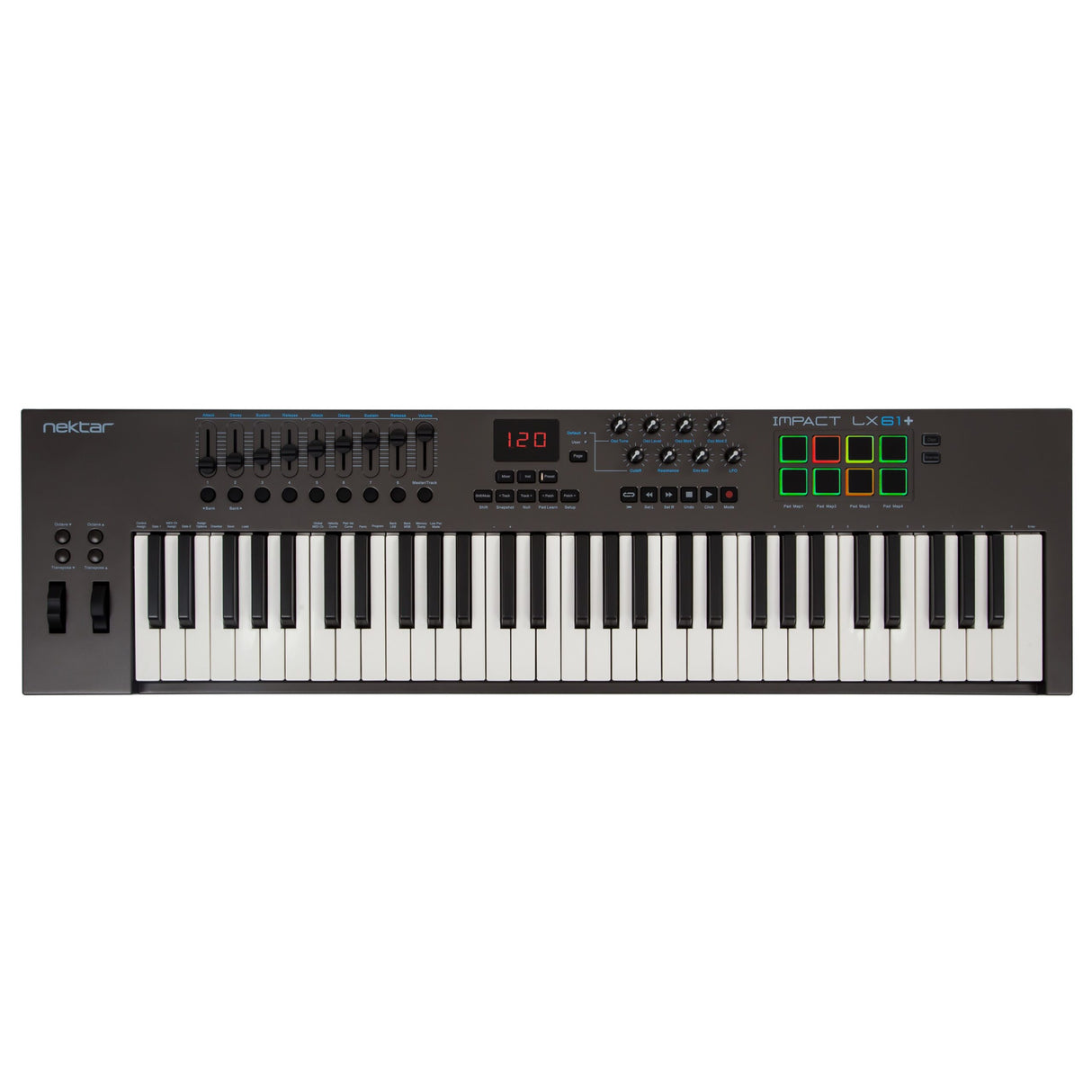 Nektar Impact LX61+ 61-Key USB Keyboard Controller with DAW Integration