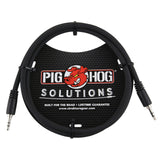 Pig Hog PX-T3506 3.5mm TRS to 3.5mm TRS 6-Foot