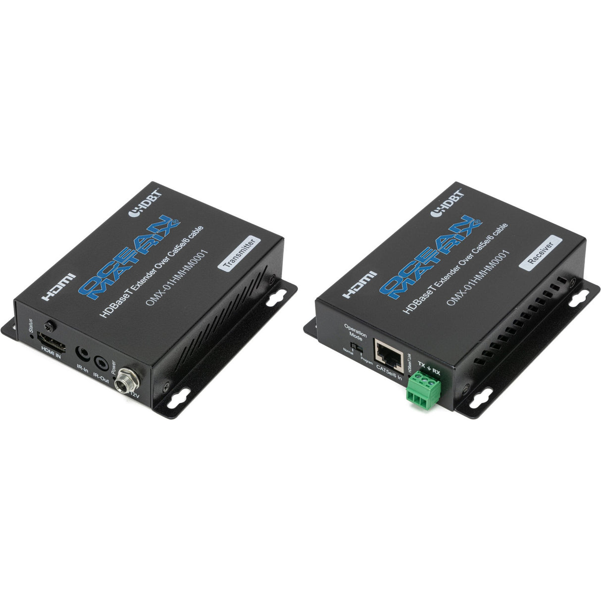 Ocean Matrix 01HMHM0001 HDBaseT 4K HDMI Extender Set with Two-Way IR