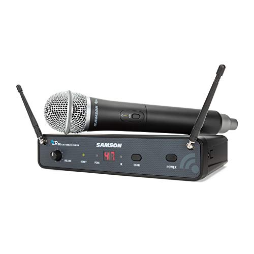 Samson Concert 88x Wireless Handheld System with Q7 Handheld Dynamic Microphone, K 470-494 MHz