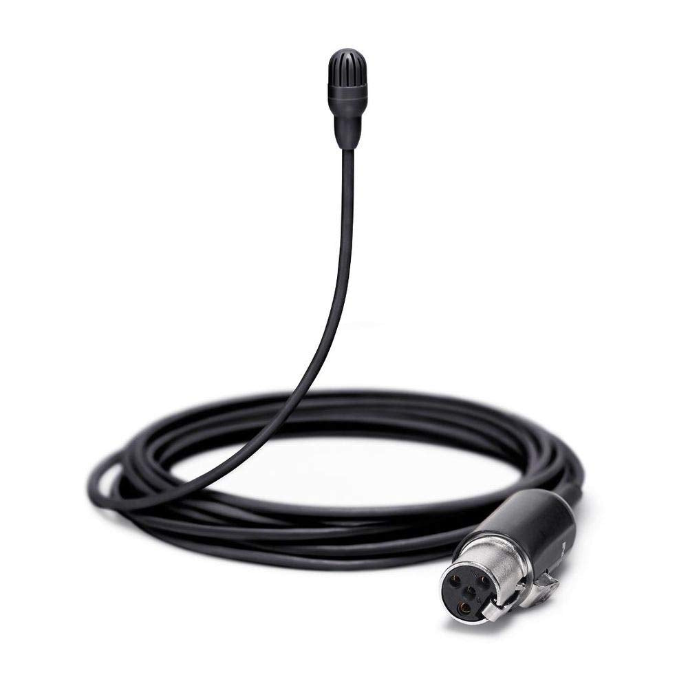 Shure TL46B/O TwinPlex Omnidirectional Subminiature Microphone, Black with LEMO Connector, No Accessories