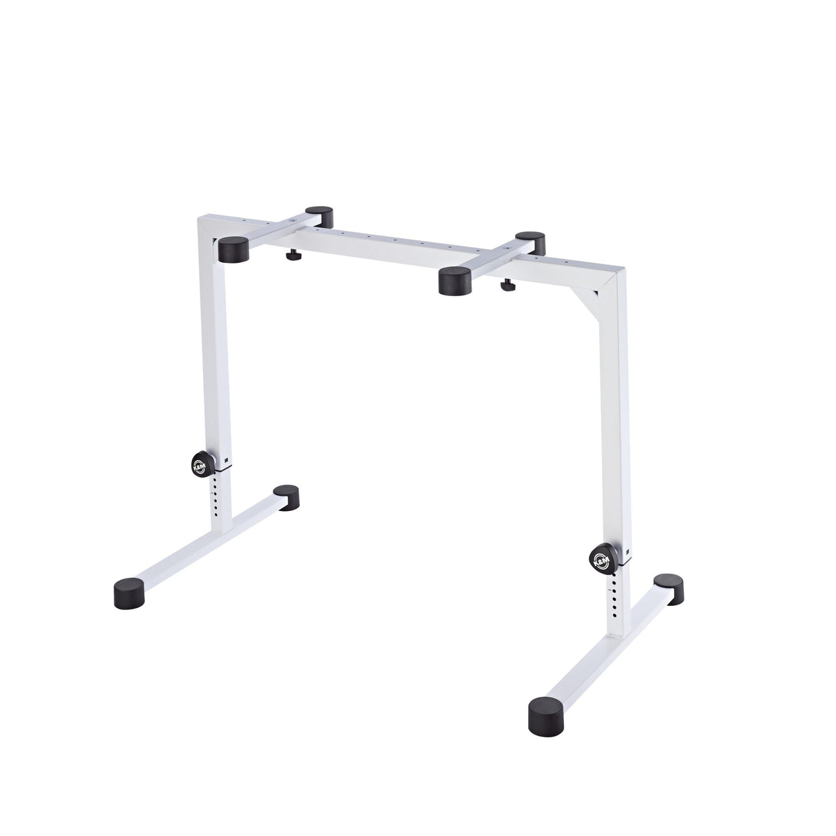 K&M 18810 Omega Table-Style Keyboard Stand, Pure White