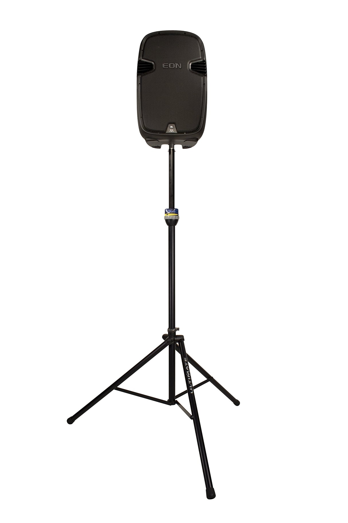 Ultimate Support TS-99B TeleLock Lift-Assist Aluminum Speaker Stand with Integrated Speaker Adapter