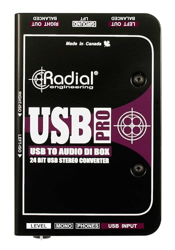 Radial USB-PRO Stereo USB Laptop Direct Injection Box