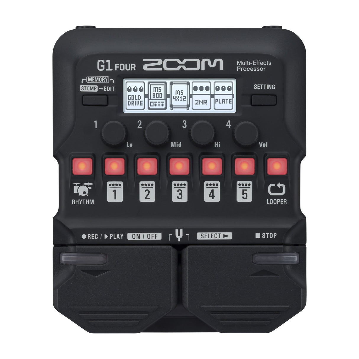 Zoom G1 FOUR Guitar Multi-Effects Processor