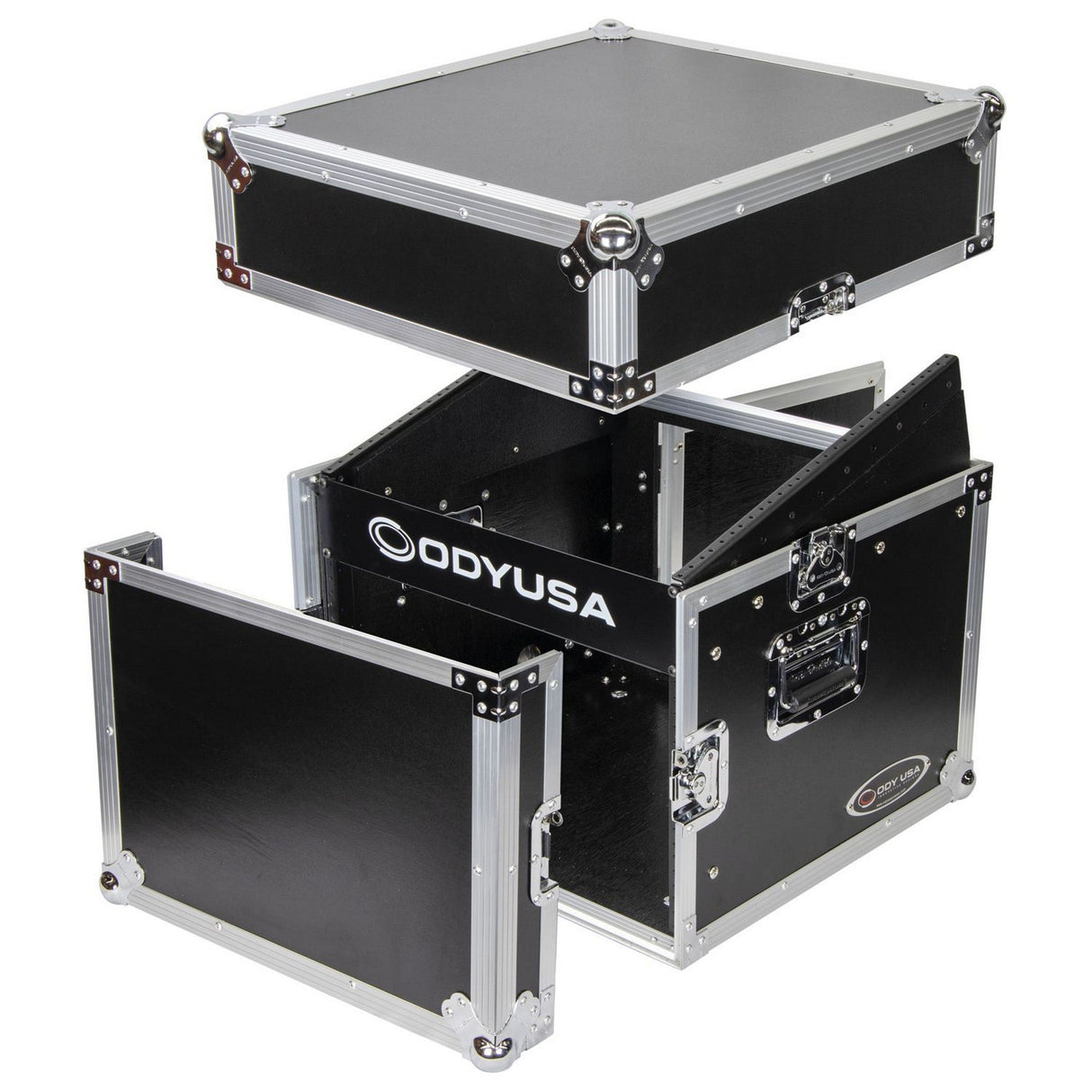 Odyssey 10U Top Slanted 6U Vertical Pro Combo Rack