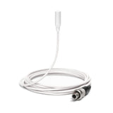 Shure TL48W/O TwinPlex Omnidirectional Subminiature Lavalier Microphone White with LEMO Connector and Accessories