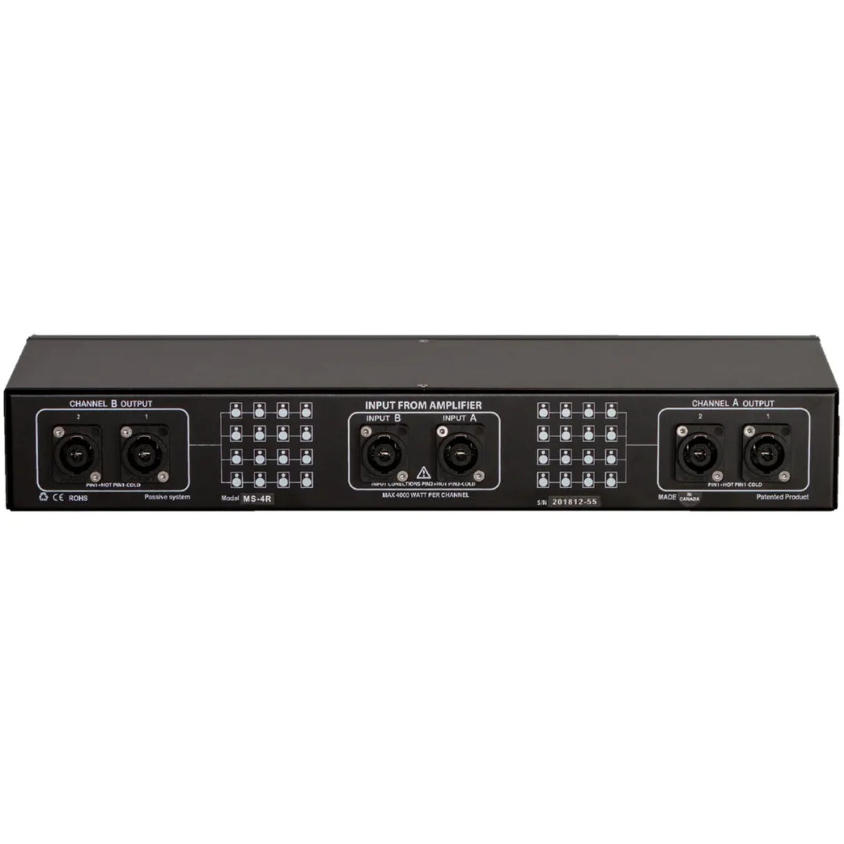 Zero-Ohm Systems 4K-2 Disruptor 2-Channel Passive Speaker Distribution